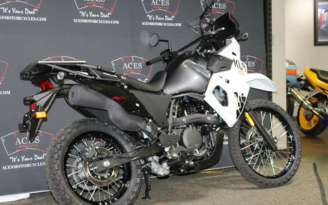 2025 Kawasaki KLR650 S Metallic Matte Old School Green ABS