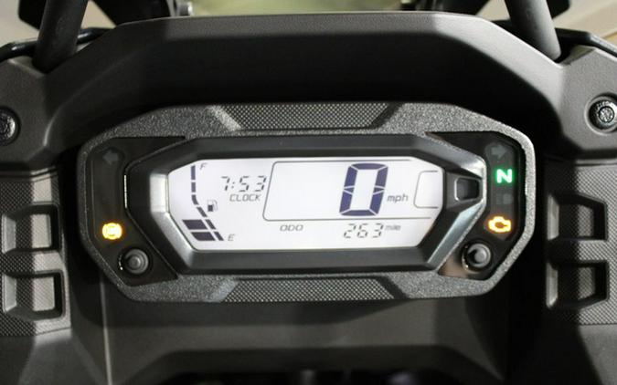 2025 Kawasaki KLR650 S Metallic Matte Old School Green ABS