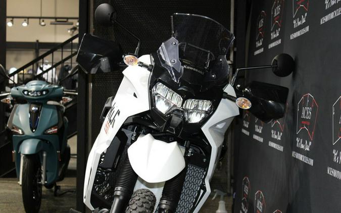 2025 Kawasaki KLR650 S Metallic Matte Old School Green ABS