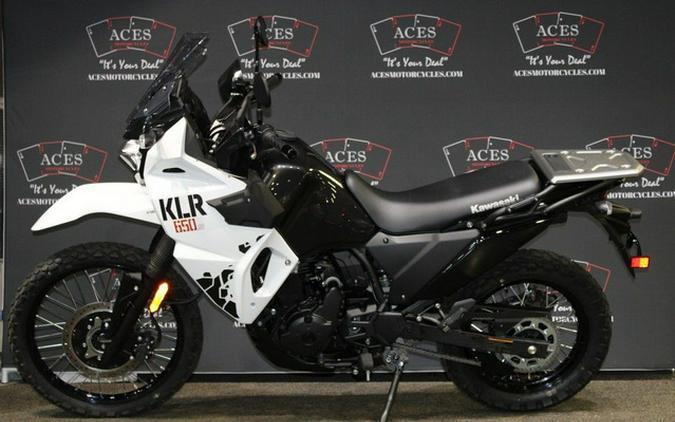 2025 Kawasaki KLR650 S Metallic Matte Old School Green ABS