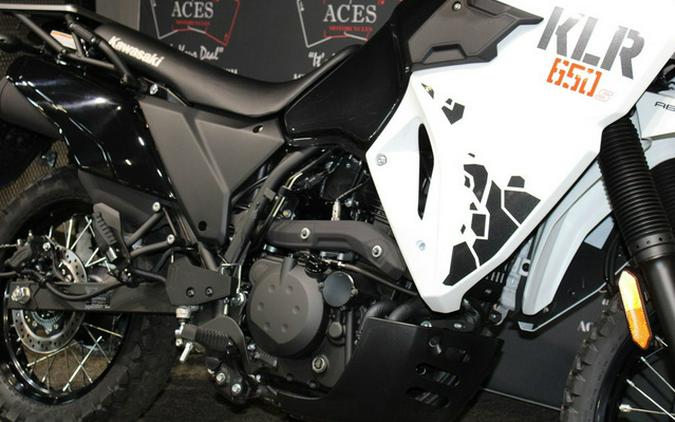 2025 Kawasaki KLR650 S Metallic Matte Old School Green ABS