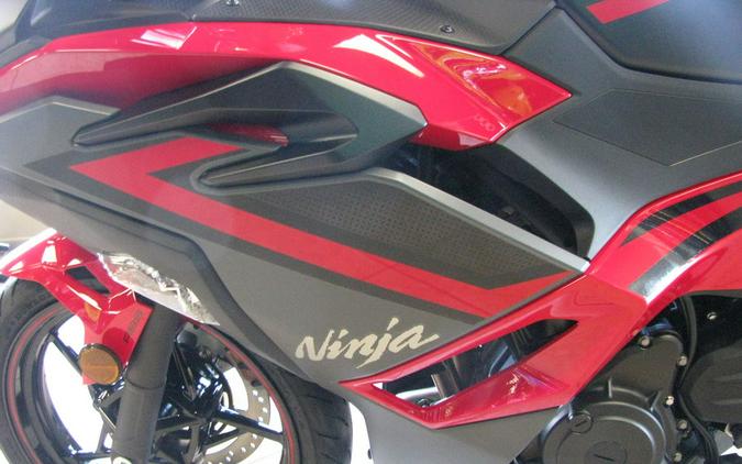 2024 Kawasaki Ninja® 500 ABS Passion Red/Metallic Flat Spark Black