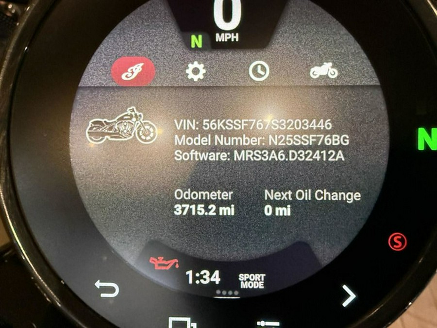 2025 Indian Sport Scout Limited +Tech Nara Bronze Metallic Sm