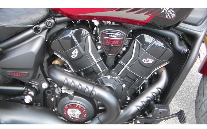2026 101 SCOUT, SUNSET RED WITH GRAPHICS, 49ST - Indian Motorcycle