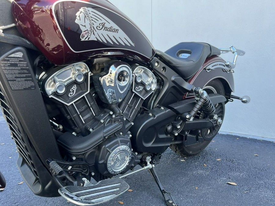 2021 Indian Motorcycle® Scout® ABS Maroon Metallic/Crimson Metallic