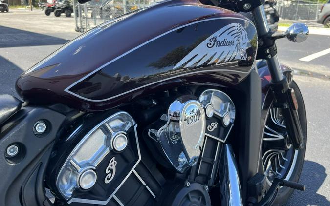 2021 Indian Motorcycle® Scout® ABS Maroon Metallic/Crimson Metallic