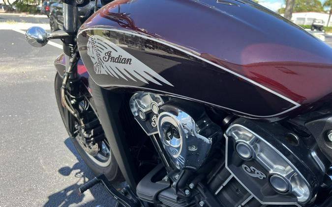 2021 Indian Motorcycle® Scout® ABS Maroon Metallic/Crimson Metallic