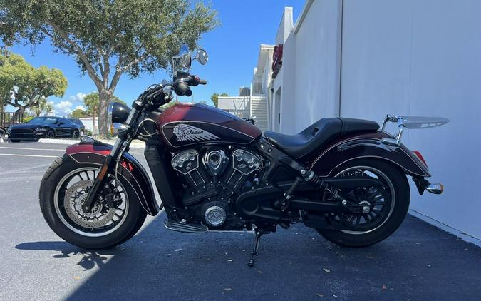 2021 Indian Motorcycle® Scout® ABS Maroon Metallic/Crimson Metallic