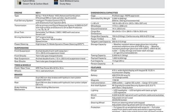 2026 Can-Am® Defender MAX Limited HD11 Dark Wildland Camo