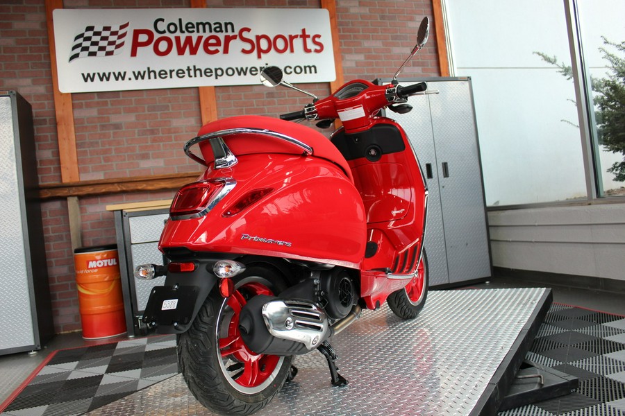 2025 Vespa Primavera 150 Red