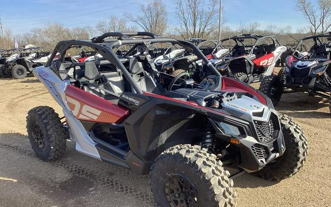 2024 Can-Am® Maverick X3 DS Turbo RR Fiery Red & Hyper Silver