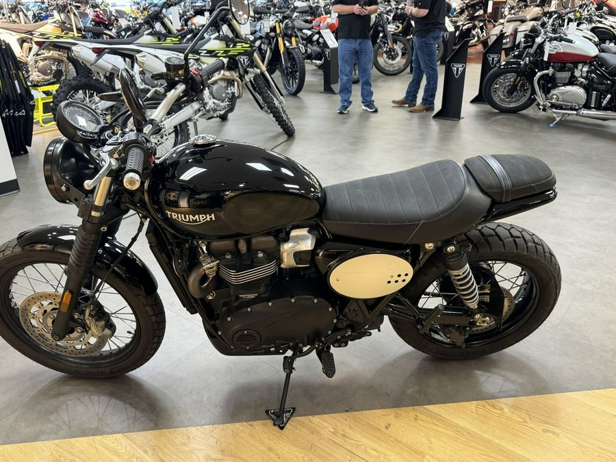2022 Triumph Street Scrambler Jet Black