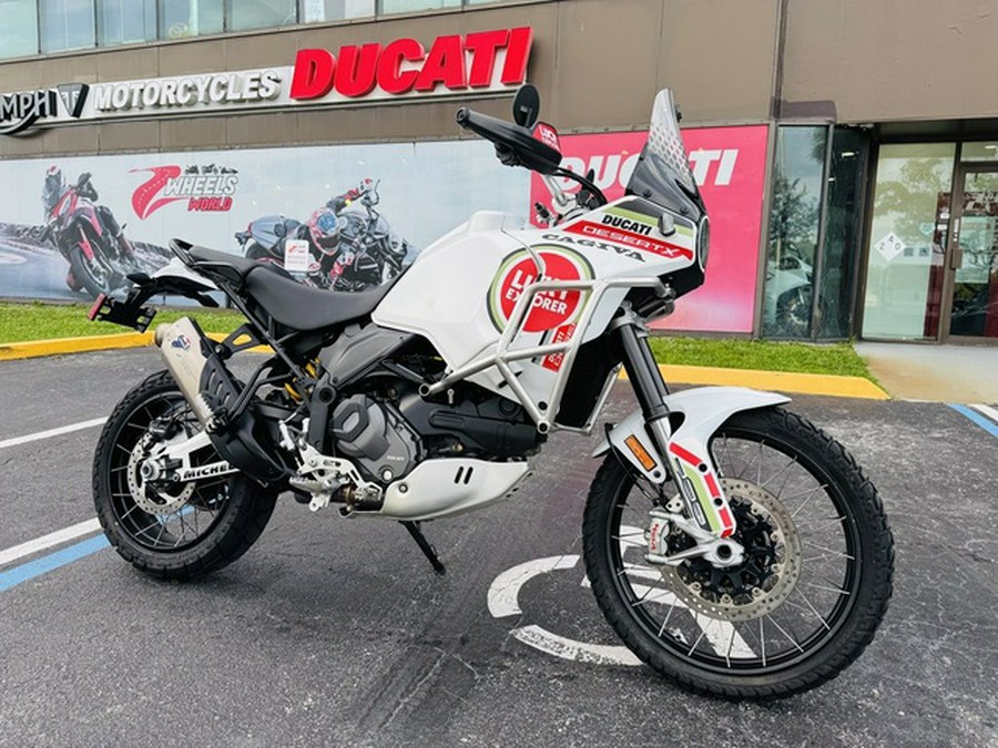 2023 Ducati DesertX Star White Silk