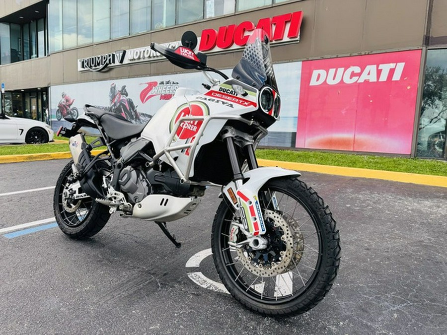 2023 Ducati DesertX Star White Silk