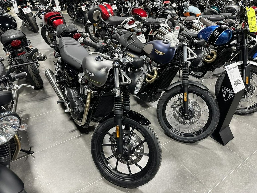 2023 Triumph Speed Twin 900 Matte Silver Ice