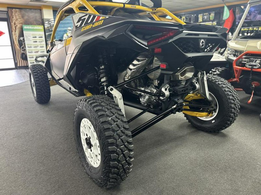 2024 Can-Am® Maverick R X RS with Smart-Shox Carbon Black & Neo Yellow