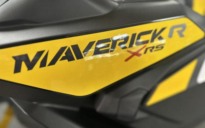 2024 Can-Am® Maverick R X RS with Smart-Shox Carbon Black & Neo Yellow