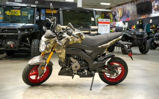2025 Kawasaki Z125 PRO Cypher Camo Beige