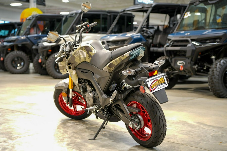 2025 Kawasaki Z125 PRO Cypher Camo Beige