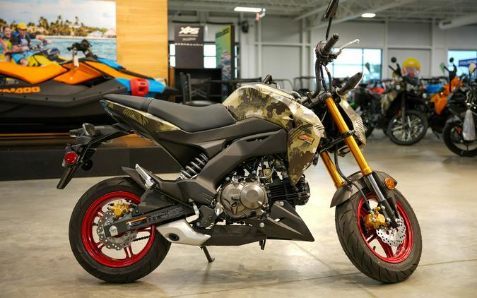 2025 Kawasaki Z125 PRO Cypher Camo Beige