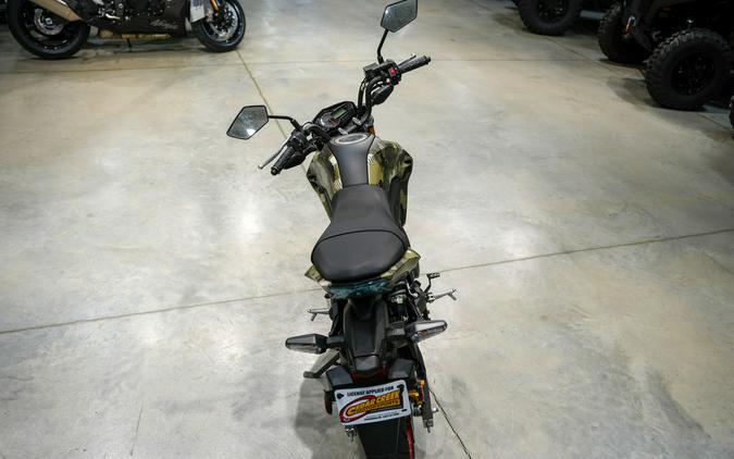 2025 Kawasaki Z125 PRO Cypher Camo Beige