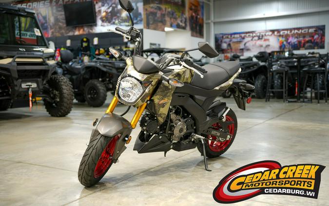 2025 Kawasaki Z125 PRO Cypher Camo Beige
