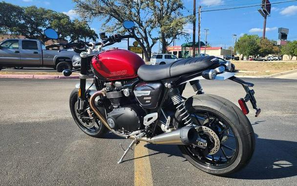 2024 Triumph Speed Twin 1200 Carnival Red/Storm Grey