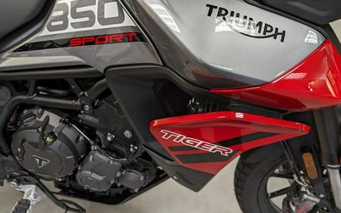 2024 Triumph Tiger 850 Sport Graphite/Diablo Red