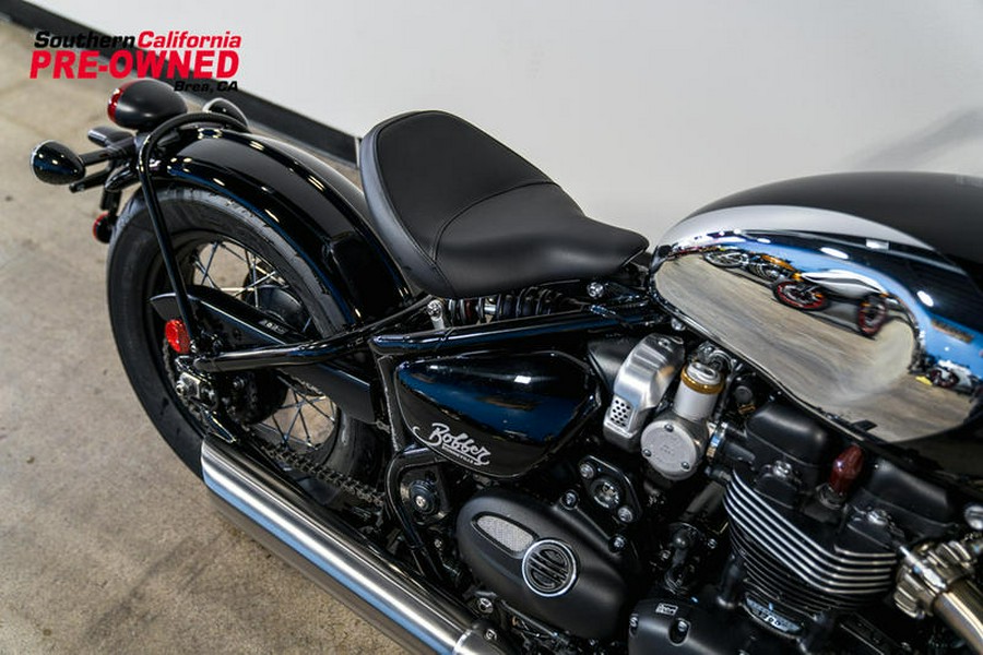 2023 Triumph Bonneville Bobber Chrome Edition Chrome / Jet Black