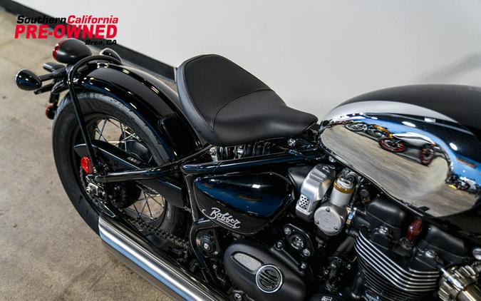 2023 Triumph Bonneville Bobber Chrome Edition Chrome / Jet Black