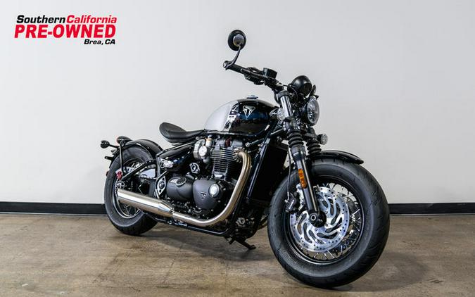 2023 Triumph Bonneville Bobber Chrome Edition Chrome / Jet Black