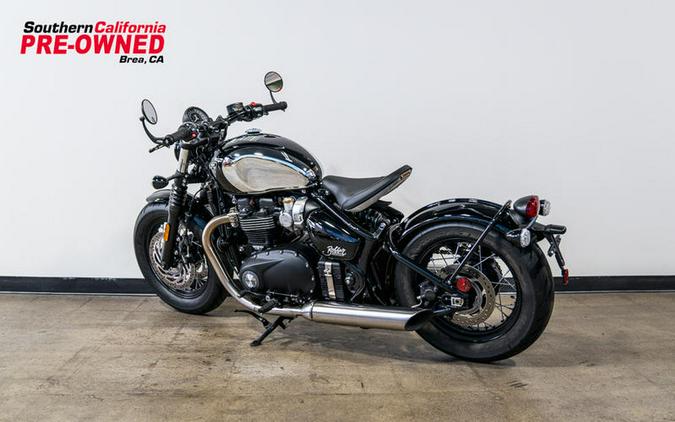 2023 Triumph Bonneville Bobber Chrome Edition Chrome / Jet Black