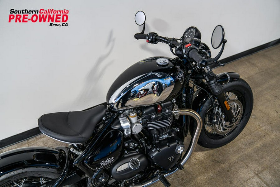 2023 Triumph Bonneville Bobber Chrome Edition Chrome / Jet Black