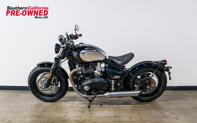 2023 Triumph Bonneville Bobber Chrome Edition Chrome / Jet Black