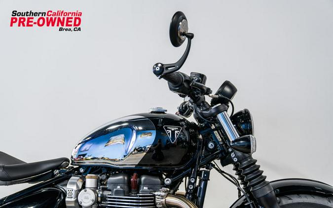 2023 Triumph Bonneville Bobber Chrome Edition Chrome / Jet Black