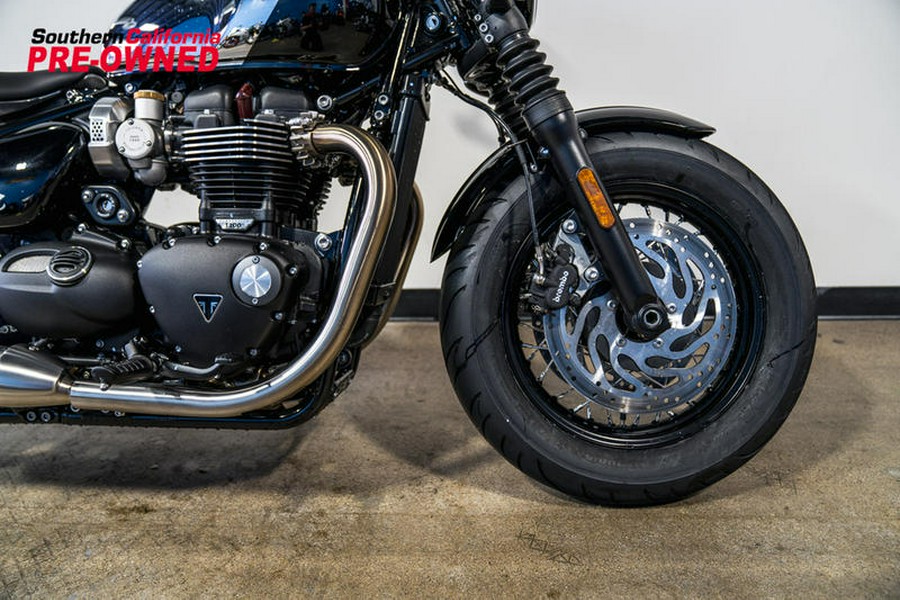 2023 Triumph Bonneville Bobber Chrome Edition Chrome / Jet Black