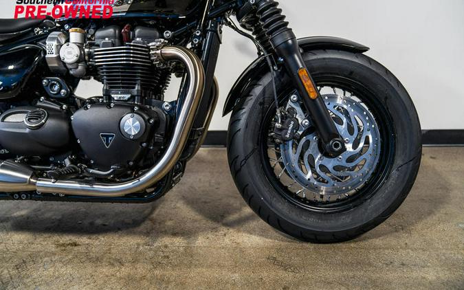 2023 Triumph Bonneville Bobber Chrome Edition Chrome / Jet Black