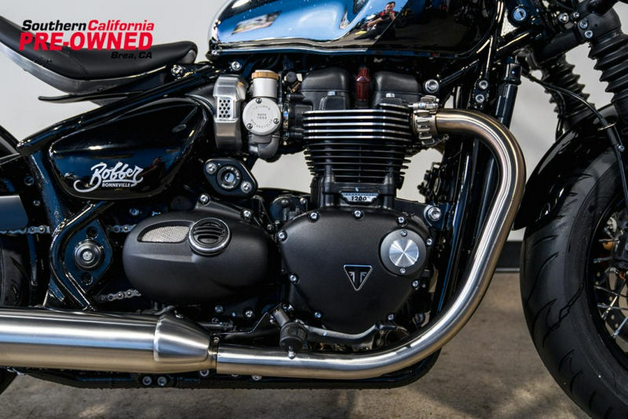 2023 Triumph Bonneville Bobber Chrome Edition Chrome / Jet Black