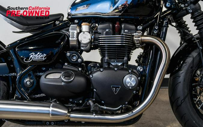 2023 Triumph Bonneville Bobber Chrome Edition Chrome / Jet Black