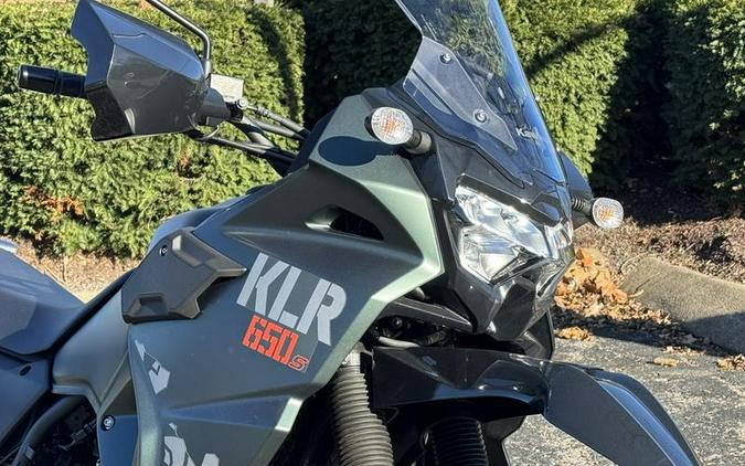 2025 Kawasaki KLR®650 S Metallic Matte Old School Green