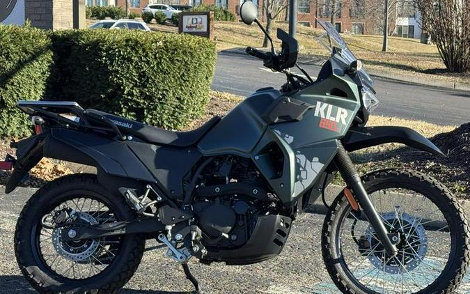 2025 Kawasaki KLR®650 S Metallic Matte Old School Green