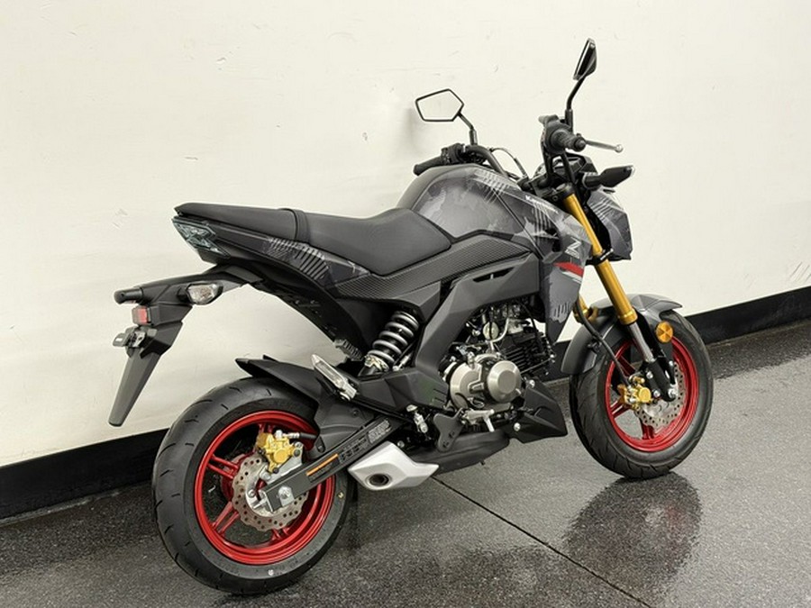 2024 Kawasaki Z125 PRO Cypher Camo Gray Matte/Metallic Matte Carbon Gray Cypher Camo Gray MatteMetallic Matte Car