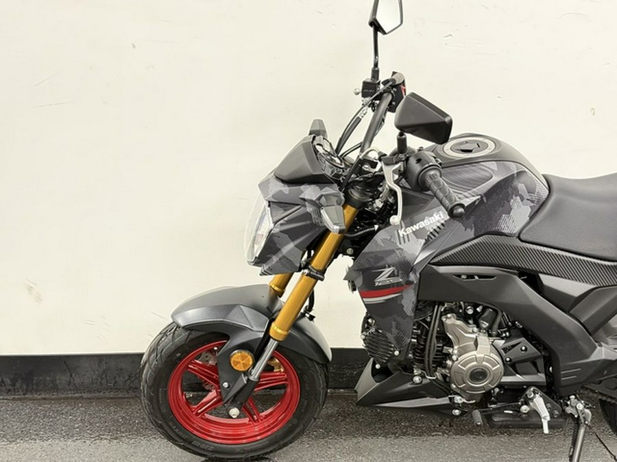 2024 Kawasaki Z125 PRO Cypher Camo Gray Matte/Metallic Matte Carbon Gray Cypher Camo Gray MatteMetallic Matte Car