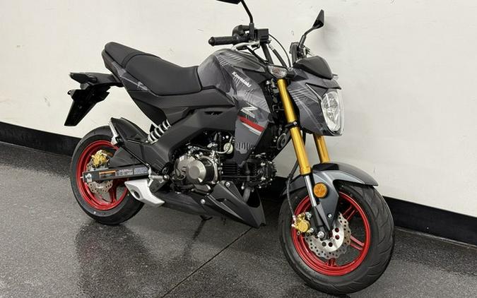 2024 Kawasaki Z125 PRO Cypher Camo Gray Matte/Metallic Matte Carbon Gray Cypher Camo Gray MatteMetallic Matte Car