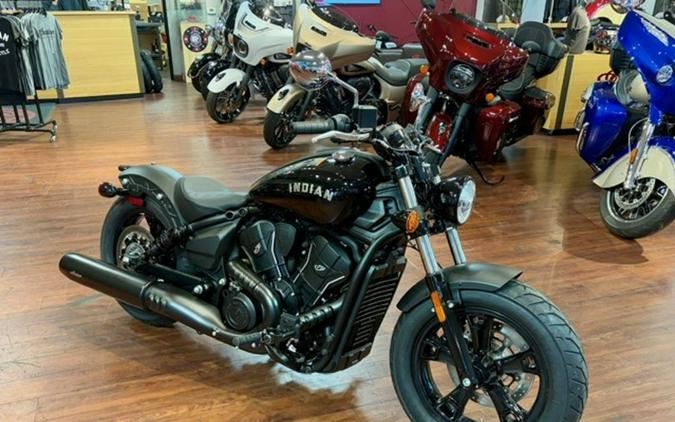 2025 Indian Motorcycle® Scout® Sixty Bobber Black Metallic