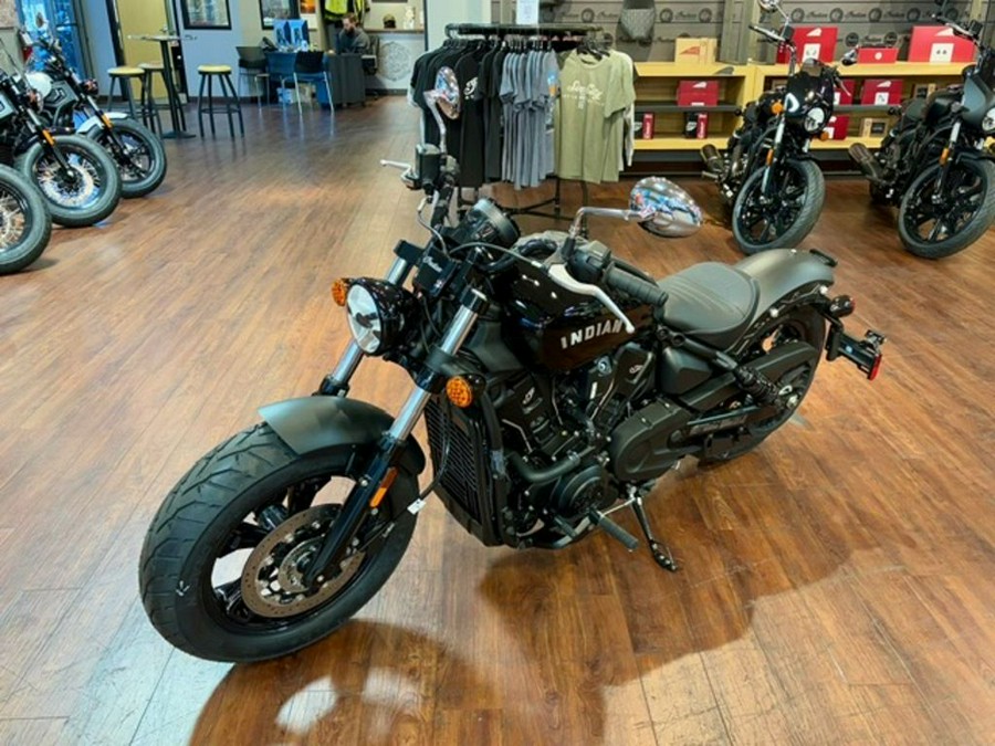 2025 Indian Motorcycle® Scout® Sixty Bobber Black Metallic