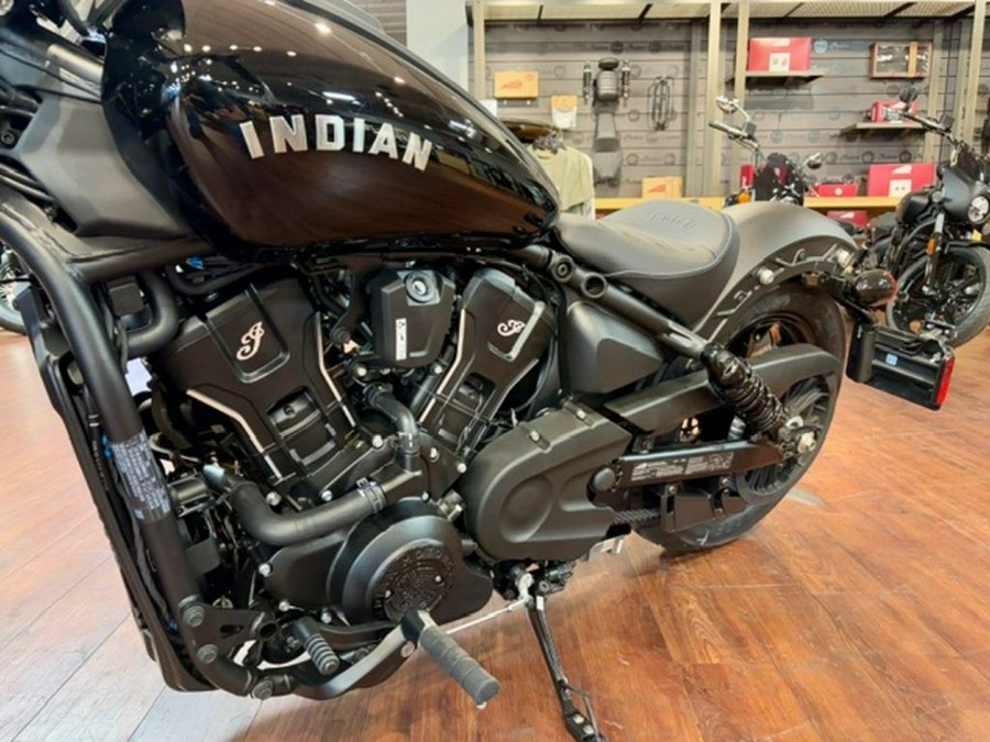 2025 Indian Motorcycle® Scout® Sixty Bobber Black Metallic