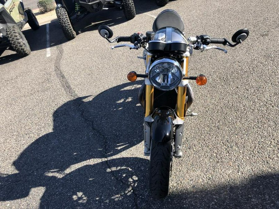 2023 Triumph Thruxton RS Jet Black / Silver Ice