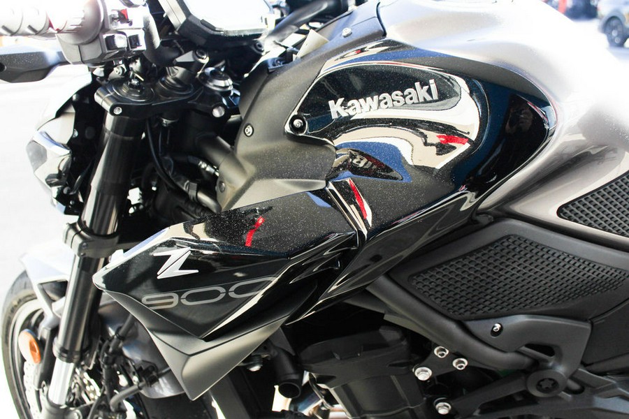 2023 Kawasaki Z900 ABS Metallic Black/Graphite Gray/Flat Black