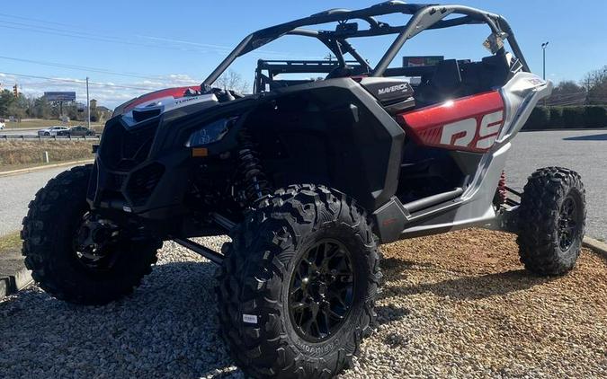 2024 Can-Am® Maverick X3 RS Turbo Fiery Red & Hyper Silver